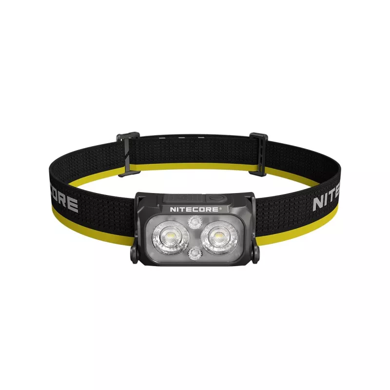 Linterna frontal Nitecore NU25 MCT — linterna frontal recargable, hasta 400 lúmenes, iluminación compacta manos libres