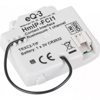 Homematic IP 153489A0 emisor inalámbrico domótico, a pilas, montaje en pared, RF Wireless