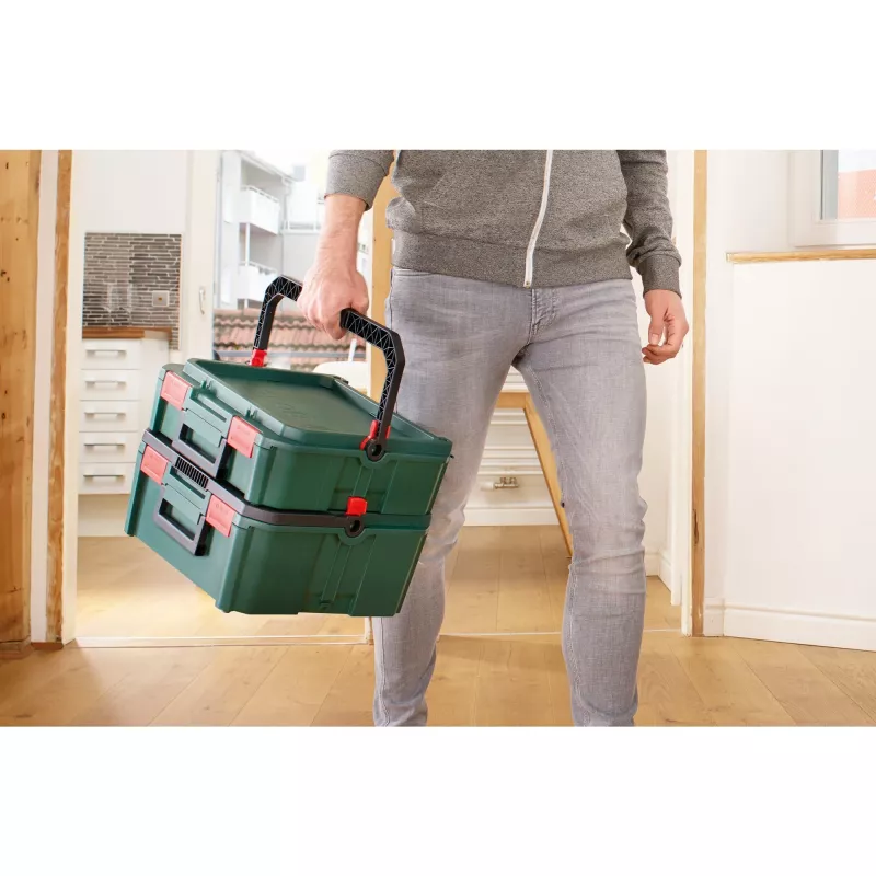 Caja de almacenamiento Bosch SystemBox Rectangular Polipropileno (PP) Negro, Verde