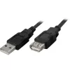 Goobay 68904 cable alargador USB 2.0, de USB-A macho a USB-A hembra, 3 m, negro