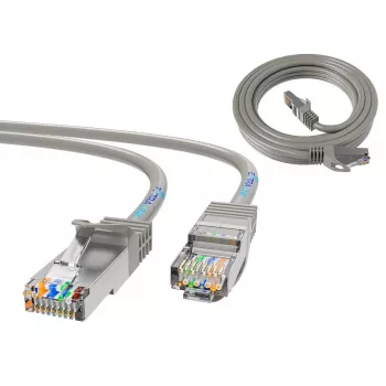 Cable de red Ethernet Extralink Cat 5e UTP, 10 m, RJ-45–RJ-45, gris