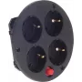 Toma de corriente cuádruple Bachmann 900.187 regleta de 4 tomas de termoplástico