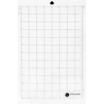 Silhouette CUT-MAT-8 base de corte estándar para plotter de corte, adherente, 203 x 305 mm (8 x 30,50 cm, 12) (CUT-MAT-8)