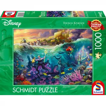 Thomas Kinkade Studios: Disney - Ursula, puzzle 1000 piezas