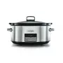 Olla de cocción lenta Crock-Pot CSC063X 7,5 L, 320 W, carcasa de acero inoxidable, recipiente de cerámica extraíble