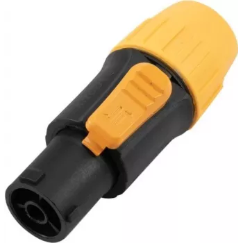 Conector de cable EUROLITE SAC3FX conector hembra de 3 polos con certificación IP, para exterior/clase de protección