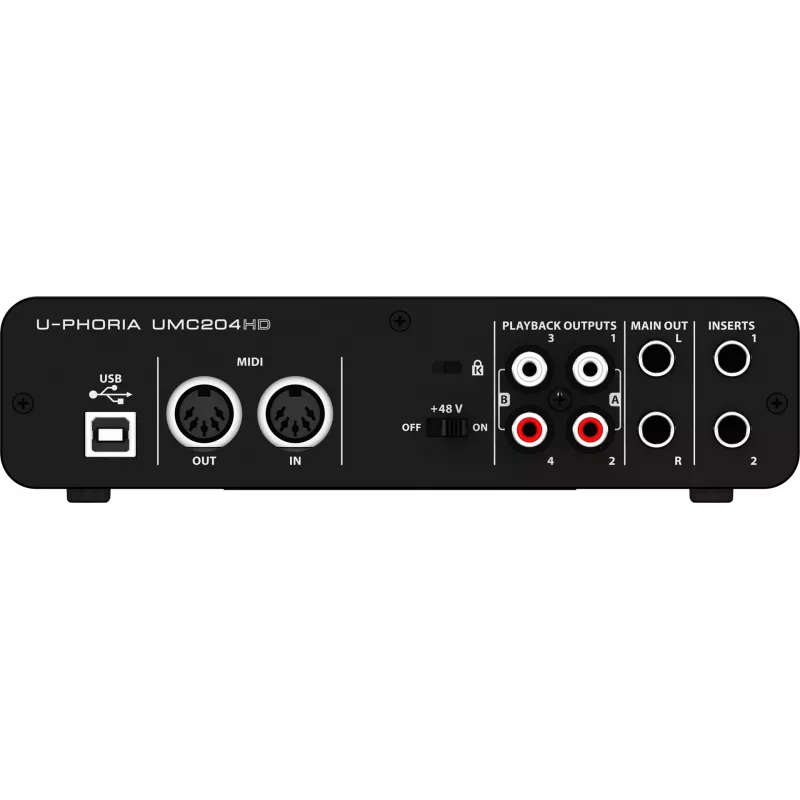 Behringer UMC204HD equipo musical complementario