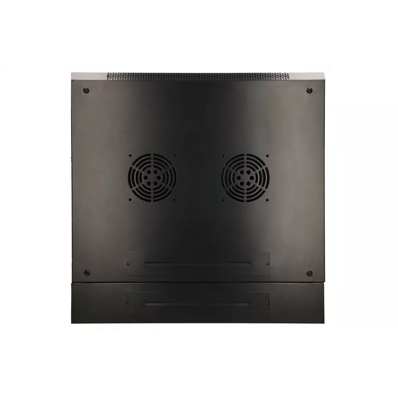 Extralink Caja rackmount 9U 600x600 AZH negro montada en pared, tipo oscilante