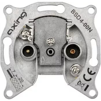 AXING BSD400N toma individual y derivada BK (BSD00400N)