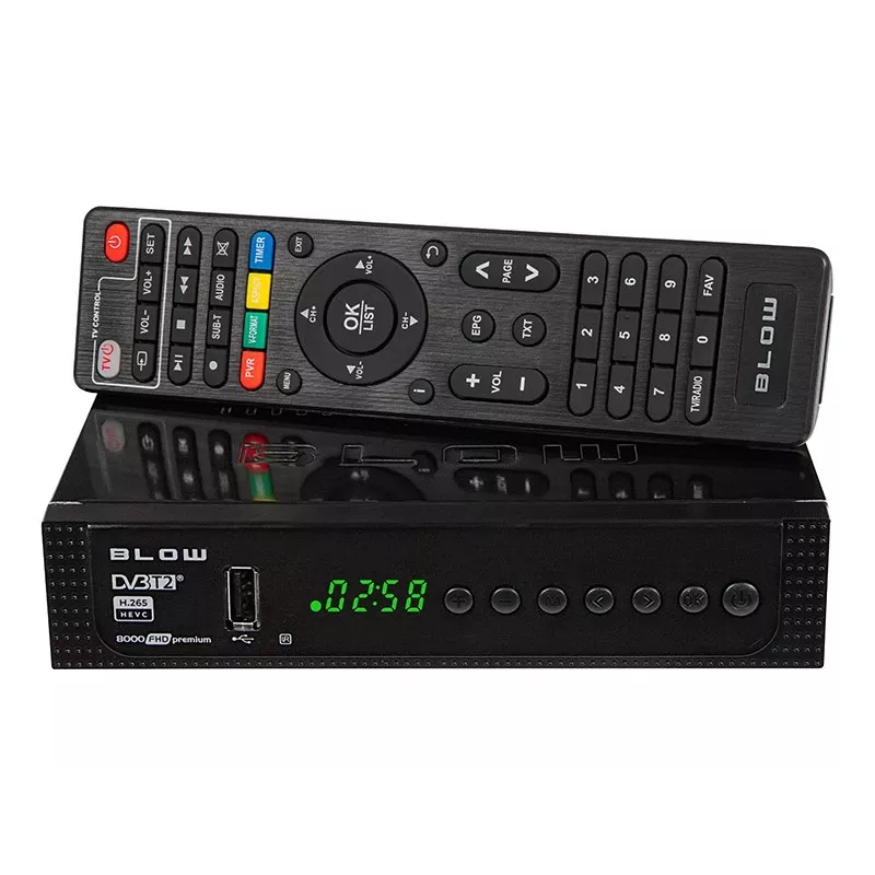 77-039# Decodificador sintonizador Dvb-t2 Blow 8000fhd Premium