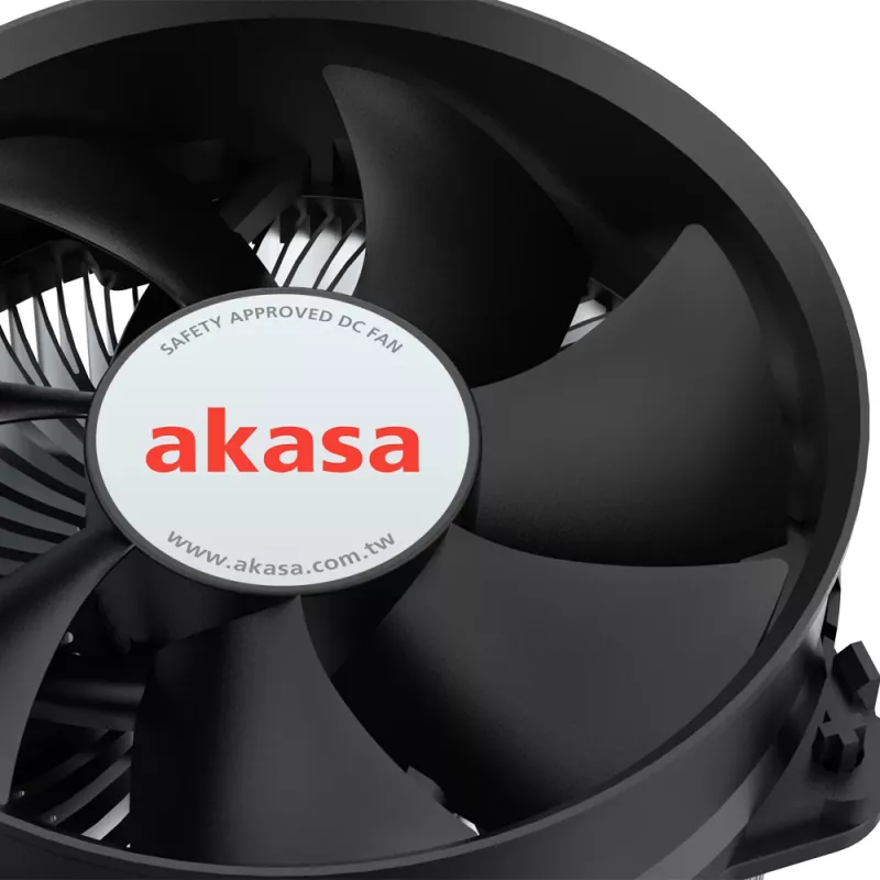 Refrigerador de CPU plano Akasa AK-CC6607EP01 - zócalo LGA 1700, 64,5 mm de altura (AK-CC6607EP01)