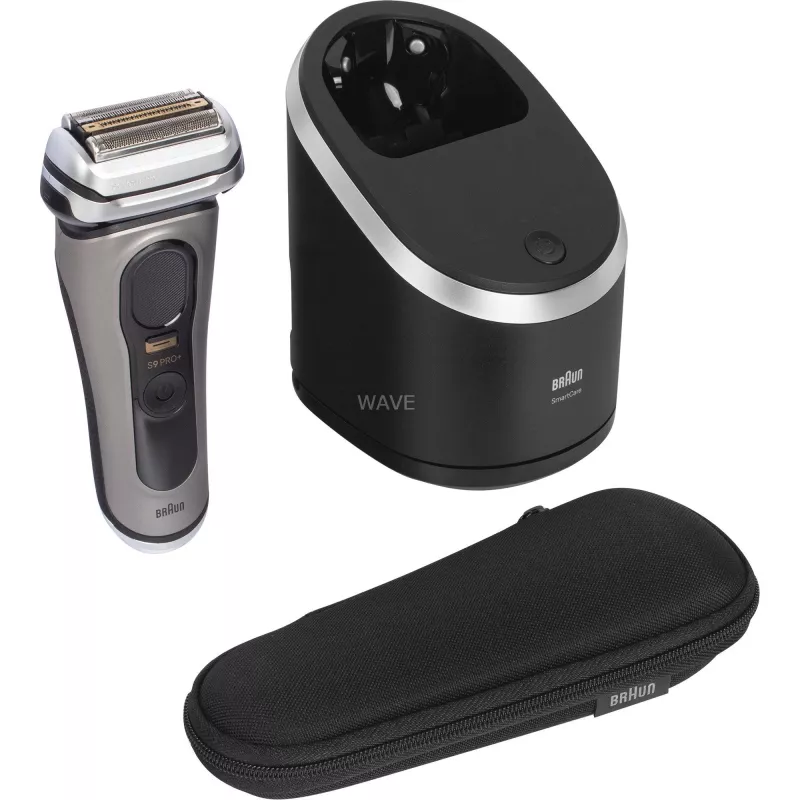 Braun Series 9 Pro+ 9565cc Afeitadora en húmedo y en seco Afeitadora de láminas Recortadora Metallic