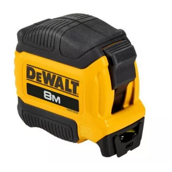 Cinta métrica DeWalt DWHT38128-0 — 8 m diseño compacto y resistente