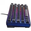 Teclado gaming Deltaco DK240 mini 60% USB, RGB negro