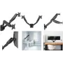 Logilink - kit de montaje - para 2 soportes LCD/plasma (muelle de gas) - plástico, aluminio, acero - negro - tamaño de pantalla: 43,2-81,3 cm (17-32