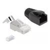 Conector de cable DeLOCK 66903 RJ-45 negro metálico conector macho 25 uds.