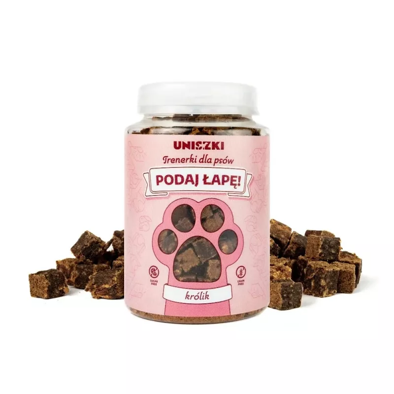 UNISZKI Give Paw Conejo golosinas para perros, 210 g