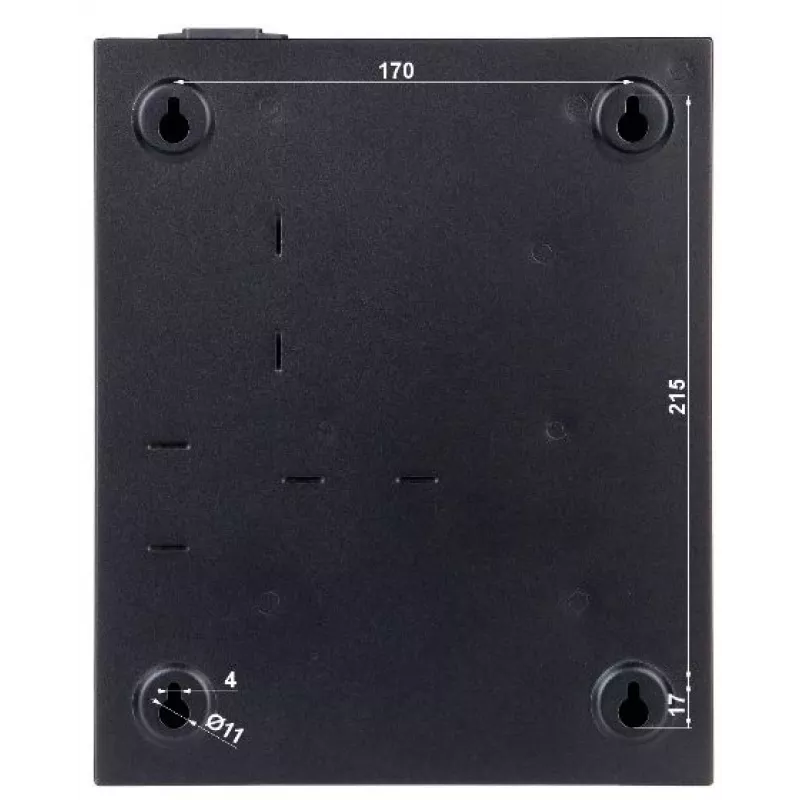 Controlador de acceso Hikvision DS-K2801 Negro 237x285x69mm
