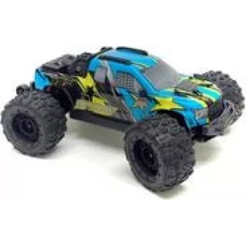 Absima Mini AMT Fluo Blue Brushless 1 16 Eléctrico RC Monster Truck Tracción total (16031)