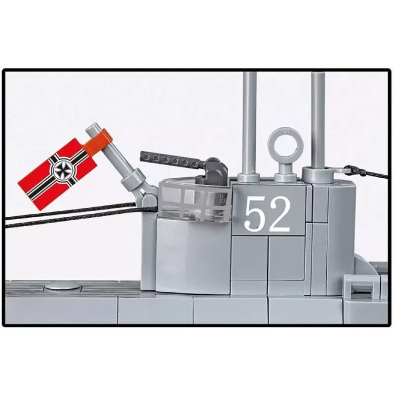 Set de construcción Cobi Submarino U-52 – modelo de 474 piezas