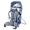 Mochila portabebés Deuter Kid Comfort Pro, azul, poliamida, máx. 22 kg, protección solar, bolsillo lateral