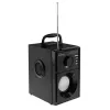 Altavoz portátil MEDIA-TECH MT3179, 20 W (RMS 15 W), Bluetooth 5.1, FM, MicroSD, USB, AUX, Li-Ion, 6 h, carcasa de madera