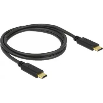 Cable USB DeLOCK USB 2.0 1 m USB-C negro 83323