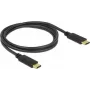 Cable USB DeLOCK USB 2.0 1 m USB-C negro 83323