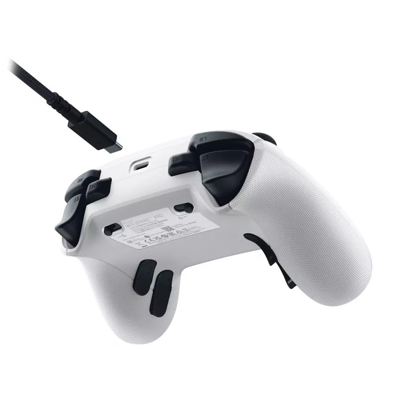 Mando Razer Wolverine V3 Pro blanco USB analógico PC Xbox Series S X