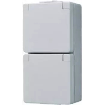 Toma de corriente tipo F Jung 622 WW — blanco, carcasa de duroplasto, 250 V / 16 A