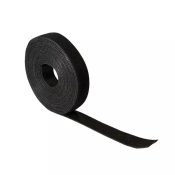 LogiLink KAB0055 cinta de velcro para cables, rollo 10 m x 20 mm, negro
