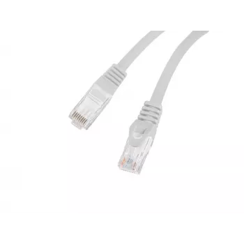 Cable de red LANBERG PCU6-10CU-0300-S Cat6 U/UTP RJ-45 recto, 3 m, gris