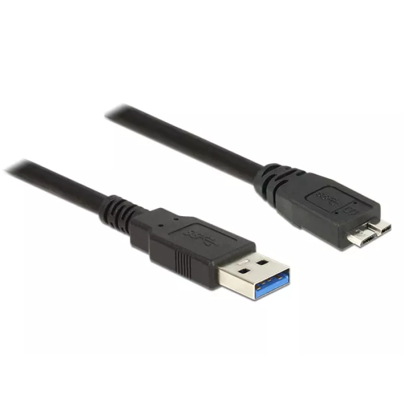 Cable USB DeLOCK 85073 USB 3.2 Gen 1, 1,5 m, USB A Micro-USB B, negro