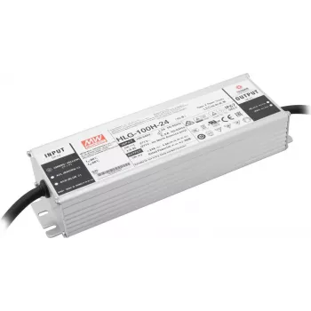 Fuente de alimentación LED Mean Well 96W 24V IP67 — fuente de alimentación de tensión constante para exteriores