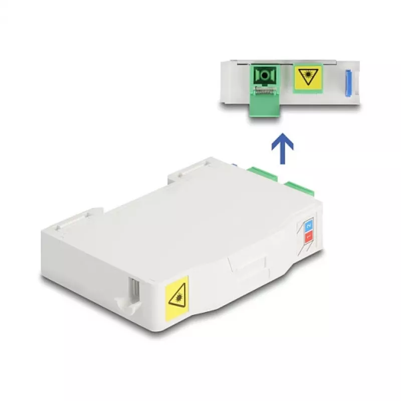 DeLOCK roseta de fibra óptica 85935 SC simplex blanco