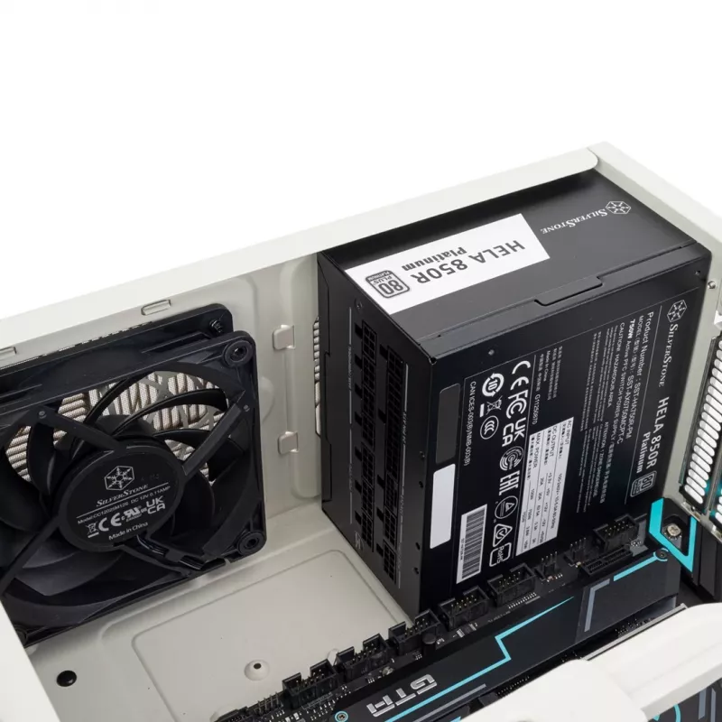 Silverstone SST-FLP01W Caja de ordenador HTPC Blanca