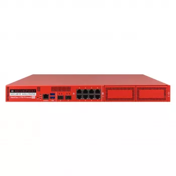 Securepoint RC1000R G5 Security UTM Appliance, 30 Gbit/s, 3,5 Gbit/s, 1000 usuarios, AES, cableado, RJ-45