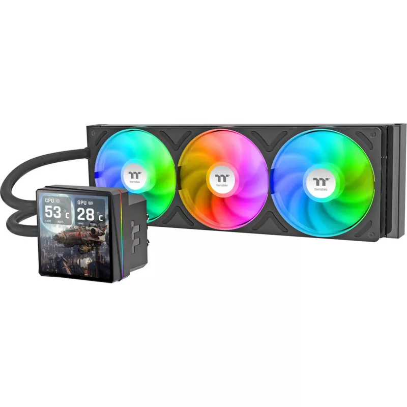 Refrigeración líquida CPU THERMALTAKE TH360 V3 Ultra ARGB Sync AIO negra