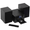 Minicadena estéreo Hi‑Fi Adler AD 1917 — Bluetooth V5.3, CD/USB/MP3, 2×25 W RMS, sintonizador FM, ecualizador de 4 bandas, AUX, negro