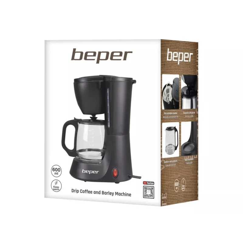 Cafetera Beper 1,25L BC.060
