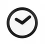 NeXtime Reloj 2615zw Focus, Ø25 cm, pared, blanco/negro