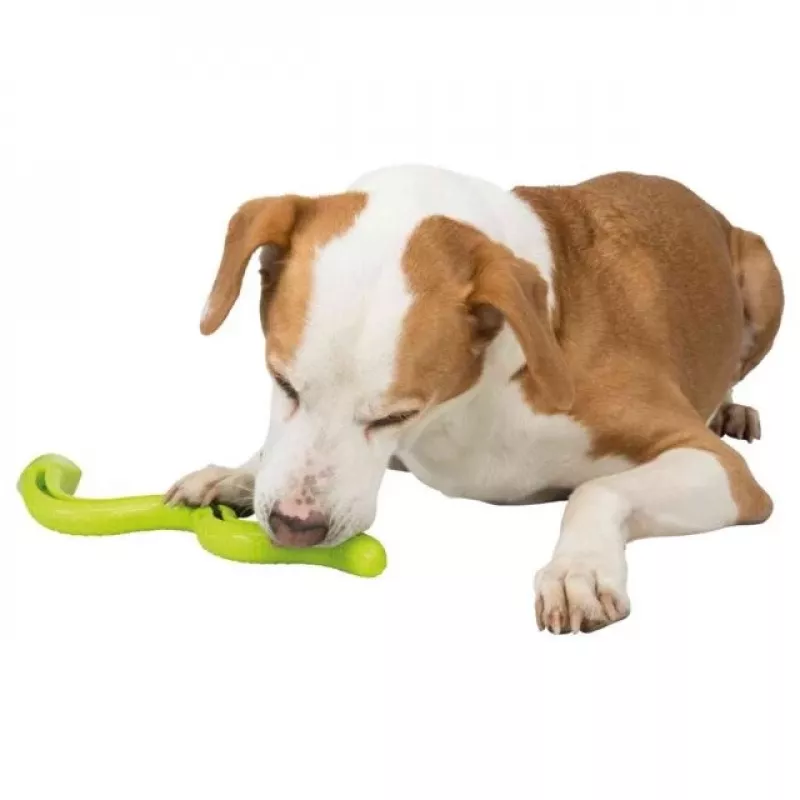 Trixie 34931 Snack-Snake juguete para perros, TPR, 27 cm