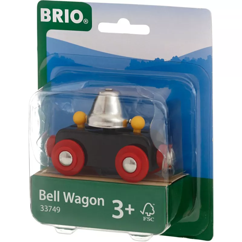 Vagón de tren de madera BRIO 33749 con campana