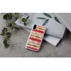 Funda protectora iKins para iPhone XR — diseño Short Cake, blanca