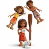 LEGO Disney 43270 La canoa de aventuras de Moana, 529 piezas, 3 minifiguras, 6+