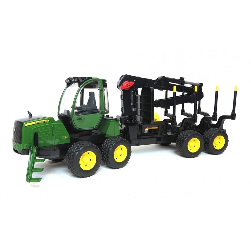 Bruder John Deere 1210E Forwarder con pinza