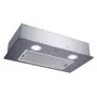 Campana extractora integrable CANDY CBG625/1X, 520 mm de ancho, 207 m³/h, filtro de carbón, control giratorio, plateado