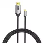 Cable Vention USB-C a HDMI CRBBH – 2 m, 4K@60Hz, negro, USB-C a HDMI