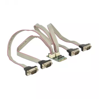 Adaptador serie DeLOCK 95244 Mini PCIe - 4 x RS-232