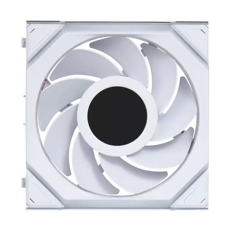 Lian Li UNI FAN SL Wireless LCD 120 Reverse Blade ventilador de caja, ARGB, PWM, 120 mm, blanco